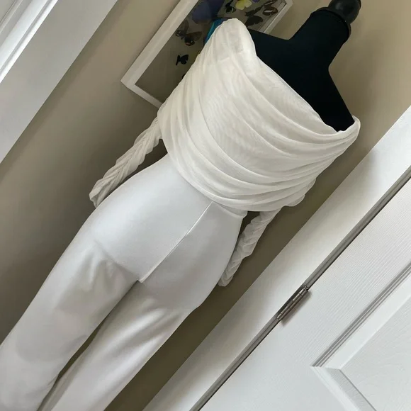White Jumpsuit - Picture 5 of 8